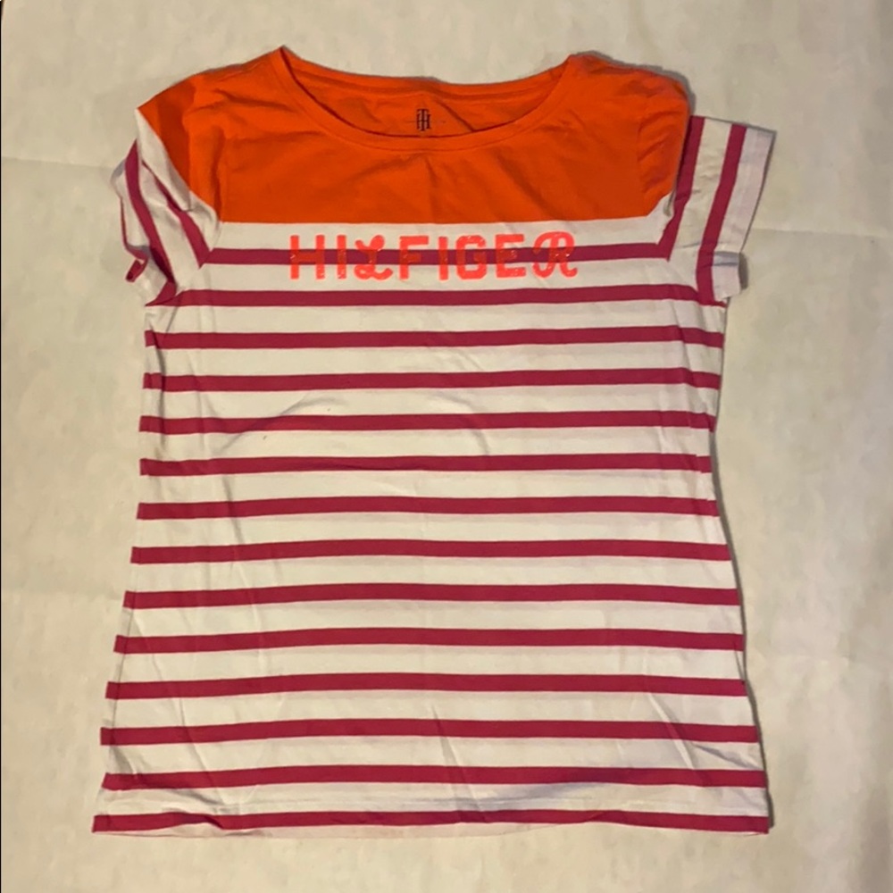 Tommy Hilfiger stripped tee shirt
